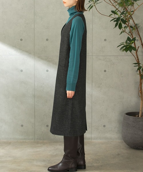 【完売商品】ツイードジャンパーワンピース ツイードジャンパーワンピース | DRESS | OBLI