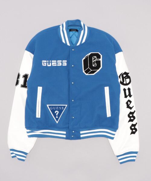 GUESS スタジャン グレー×ブルー スタジャン | GUESS(ゲス) JAPAN 公式オンラインストア | GUESS