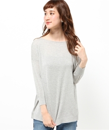 FIGARO Paris | ◇レーヨンナイロン ボートネックプルオーバー(ニット/セーター)