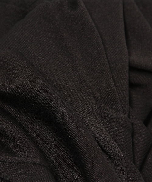 FIGARO Paris（フィガロパリ）の「◆レーヨンナイロン ボートネックプルオーバー（ニット/セーター・レディース・ブラック/グレー/ホワイト・FREE）」の11枚目の写真