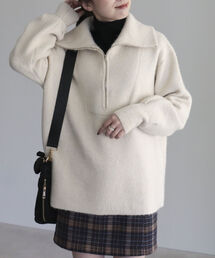 fredy emue | ハーフZIPニットプルオーバー(ニット/セーター)