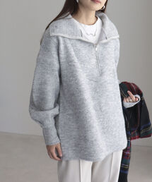 fredy emue | ハーフZIPニットプルオーバー(ニット/セーター)