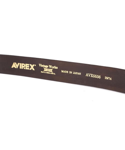 AVIREX VINTAGE WORKS ベルト AVX5536 ブラウン AVIREX VINTAGE WORKS ベルト ビンテージワークス ブラウン
