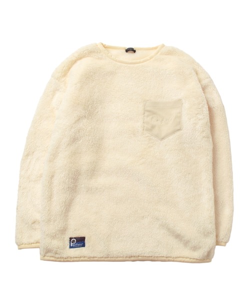 PEN FIELD（ペンフィールド）の「【Penfield】ボア・コーデュロイポケ付きプルオーバー（スウェット・キッズ・ブラウン/ネイビー/オフホワイト/カーキ・140cm/160cm/170cm/150cm）」の2枚目の写真