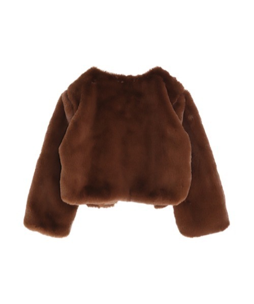 AMAIL（アマイル）の「Eco fur ponta コート（ノーカラーコート）」 - WEAR