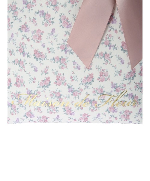 Maison de FLEUR(メゾンドフルール)の「フラワープリントフリルハンドルトートバッグ(トートバッグ・レディース・ピンク/アイボリー・FREE)」の10枚目の写真