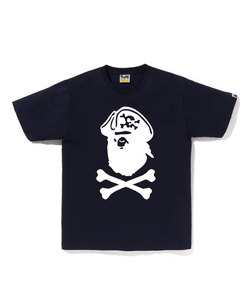 A BATHING APE(アベイシングエイプ)の「CAPTAIN APE CROSSBONE TEE M(Tシャツ/カットソー・メンズ・イエロー/ブラック/ホワイト/ネイビー・SMALL/XX-LARGE/LARGE/X-LARGE/MEDIUM)」の3枚目の写真