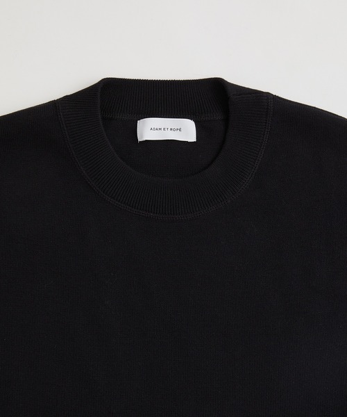 ADAM ET ROPE'（アダムエロペ）の「リサイクルコットンニットプルオーバー（ニット/セーター・メンズ・ブラック/レッド/オレンジ系その他・M/L）」の18枚目の写真