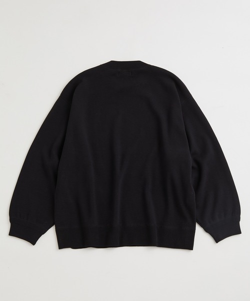 ADAM ET ROPE'（アダムエロペ）の「リサイクルコットンニットプルオーバー（ニット/セーター・メンズ・ブラック/レッド/オレンジ系その他・M/L）」の16枚目の写真