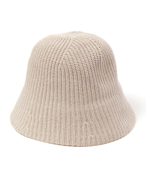 studio CLIP(スタディオクリップ)の「コットンニットハット(ハット・レディース・ライトグレー/キャメル/ブラック・FREE)」の3枚目の写真