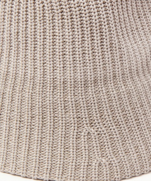 studio CLIP(スタディオクリップ)の「コットンニットハット(ハット・レディース・ライトグレー/キャメル/ブラック・FREE)」の9枚目の写真