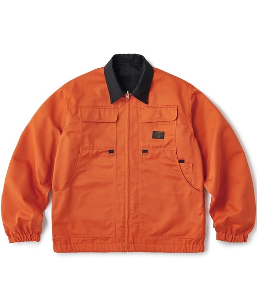 FTC（エフティーシー）の「REVERSIBLE WORK JACKET（ミリタリージャケット・メンズ・ブラック/ネイビー・MEDIUM/LARGE/SMALL/X-LARGE）」の5枚目の写真