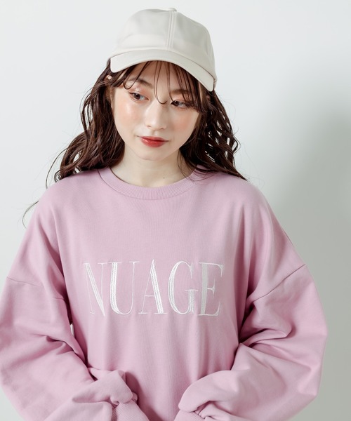 OLIVE des OLIVE（オリーブデオリーブ）の「刺繍入りバックリボンキャップ　1031150010（キャップ・レディース・ブラック/オフホワイト・FREE）」の10枚目の写真