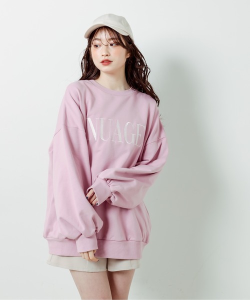 OLIVE des OLIVE（オリーブデオリーブ）の「刺繍入りバックリボンキャップ　1031150010（キャップ・レディース・ブラック/オフホワイト・FREE）」の11枚目の写真