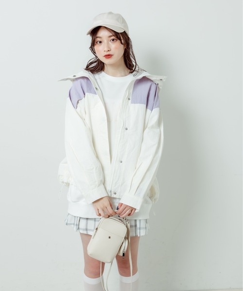 OLIVE des OLIVE（オリーブデオリーブ）の「刺繍入りバックリボンキャップ　1031150010（キャップ・レディース・ブラック/オフホワイト・FREE）」の14枚目の写真