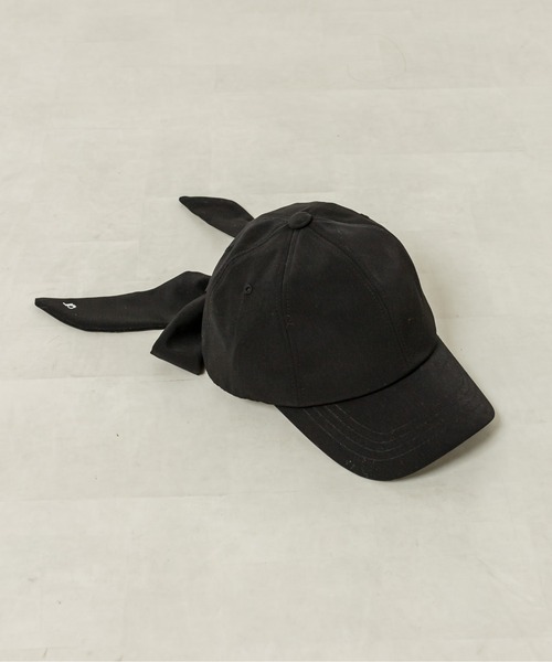 OLIVE des OLIVE（オリーブデオリーブ）の「刺繍入りバックリボンキャップ　1031150010（キャップ・レディース・ブラック/オフホワイト・FREE）」の15枚目の写真