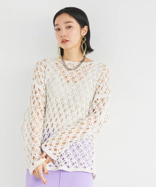 ノ*ル様 新品同様ペーパーヤーンメッシュニット ペーパーヤーンメッシュニット | HUG O WaR ONLINE STORE