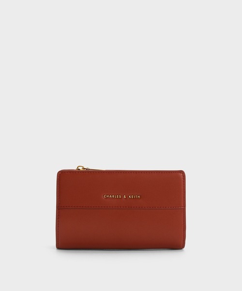 台湾 CHARLES&KEITH Keely スナップボタン 折りたたみ財布 セール】スナップボタン スモールウォレット（財布）｜CHARLES