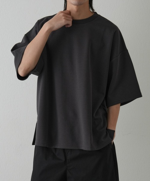 COLONY 2139（コロニートゥーワンスリーナイン）の「エンザイムダンボールrelaxBIG Tシャツ（Tシャツ/カットソー・メンズ・ブラック/ブルー/チャコールグレー/オフホワイト・MEDIUM/LARGE）」の12枚目の写真