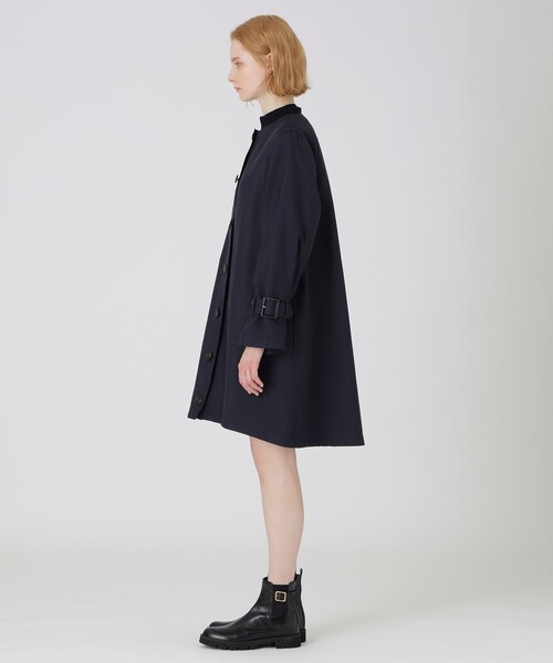 ブルーレーベルクレストブリッジ　リバーシブルネイビー チェック　ベージュ　コート BLUE LABEL CRESTBRIDGE（ブルーレーベルクレストブリッジ）の