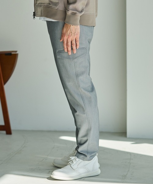 UNION STATION（ユニオンステーション）の「T/Rストレッチカーゴパンツ（カーゴパンツ・メンズ・ライトグレー/ベージュ/ブラック・M/LL/L/S）」の15枚目の写真