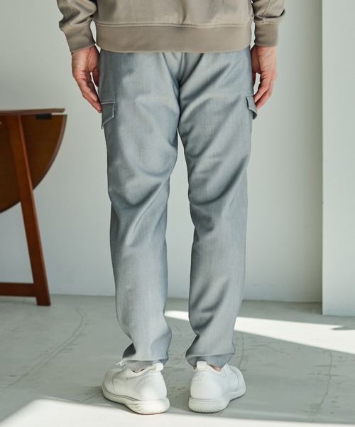 UNION STATION（ユニオンステーション）の「T/Rストレッチカーゴパンツ（カーゴパンツ・メンズ・ライトグレー/ベージュ/ブラック・M/LL/L/S）」の16枚目の写真