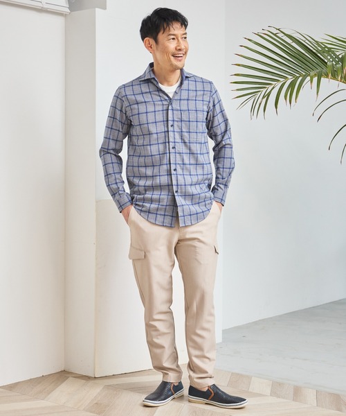 UNION STATION（ユニオンステーション）の「T/Rストレッチカーゴパンツ（カーゴパンツ・メンズ・ライトグレー/ベージュ/ブラック・M/LL/L/S）」の22枚目の写真