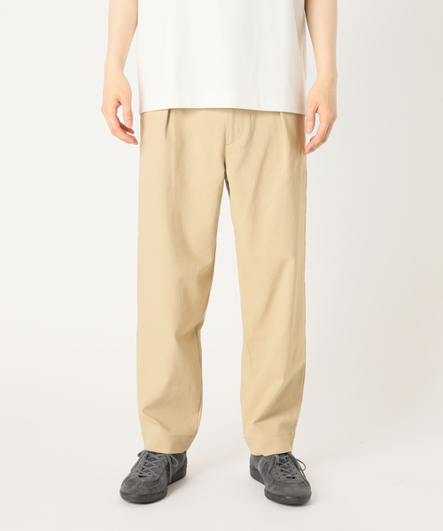 417 EDIFICE（フォーワンセブンエディフィス）の「リネンオックス リラックスイージー パンツ（スラックス・メンズ・カーキ/アイボリー/ベージュ/チャコールグレー・LARGE/SMALL/MEDIUM）」の15枚目の写真