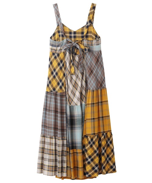 MILKFED.（ミルクフェド）の「PLAID PATCHWORK DRESS（ワンピース・レディース・レッド/イエロー・ONE SIZE）」の21枚目の写真