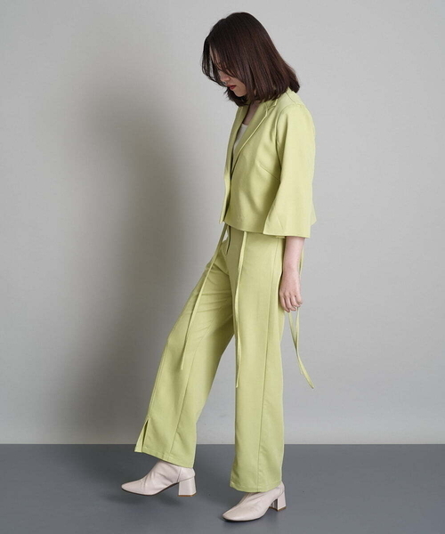 A de a.v.v(アードアー・ヴェ・ヴェ)の「(SETUP対応)2WAYセパレートジャケット(その他アウター・レディース・ブラック/ベージュ/ミント・36/38)」の9枚目の写真