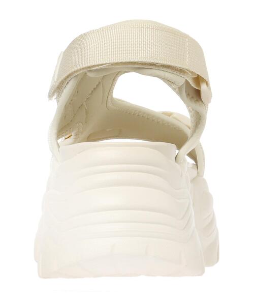 INGNI(イング)の「ベルクロバルキースポサン(サンダル・レディース・アイボリー/ブラック×ホワイト/ブラック×ブラック・M/L)」の6枚目の写真