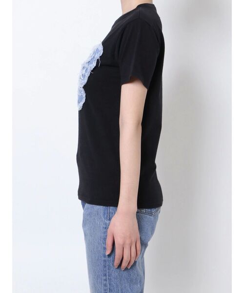 jouetie（ジュエティ）の「バタフライドッキング Tシャツ（Tシャツ/カットソー・レディース・オフホワイト/ピンク/ブラック・MEDIUM）」の20枚目の写真