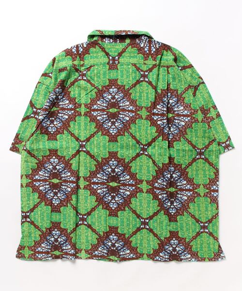 チャイハネ（チャイハネ）の「【チャイハネ】キテイジーMEN'S開襟シャツ（シャツ/ブラウス・メンズ・グリーン/オレンジ/ブルー・FREE）」の4枚目の写真