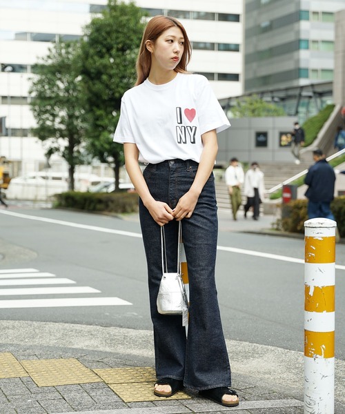 GOOD MOTIVE TEE（グッドモチーブティー）の「GOOD MOTIVE TEE/グッドモーティブティー 半袖Tシャツ（Tシャツ/カットソー・レディース・ブラック系2/ブラック系1/ホワイト系4/ホワイト系1/グリーン系1/グリーン系2/ホワイト系2/ホワイト系3・L/M）」の21枚目の写真