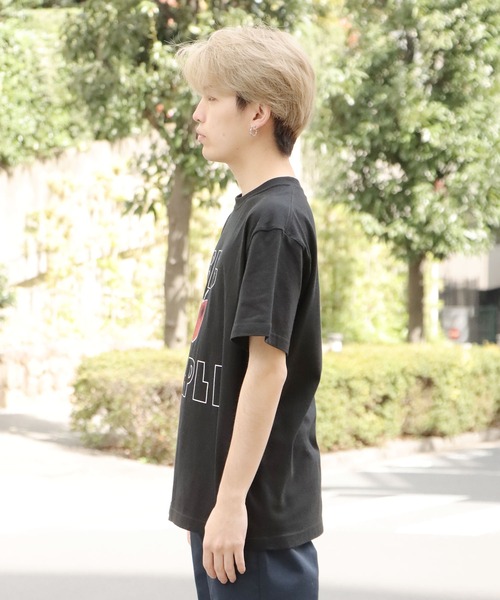 GOOD MOTIVE TEE（グッドモチーブティー）の「GOOD MOTIVE TEE/グッドモーティブティー 半袖Tシャツ（Tシャツ/カットソー・レディース・ブラック系2/ブラック系1/ホワイト系4/ホワイト系1/グリーン系1/グリーン系2/ホワイト系2/ホワイト系3・L/M）」の9枚目の写真