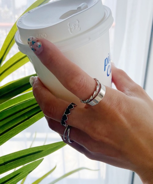 CLEA（クレア）の「5セットカラーハートリング（リング・レディース・シルバー/ゴールド/その他1/その他2・FREE）」の22枚目の写真