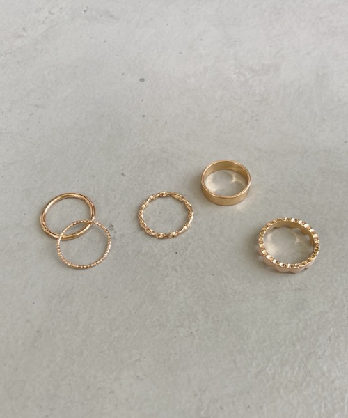 CLEA（クレア）の「5セットカラーハートリング（リング・レディース・シルバー/ゴールド/その他1/その他2・FREE）」の10枚目の写真