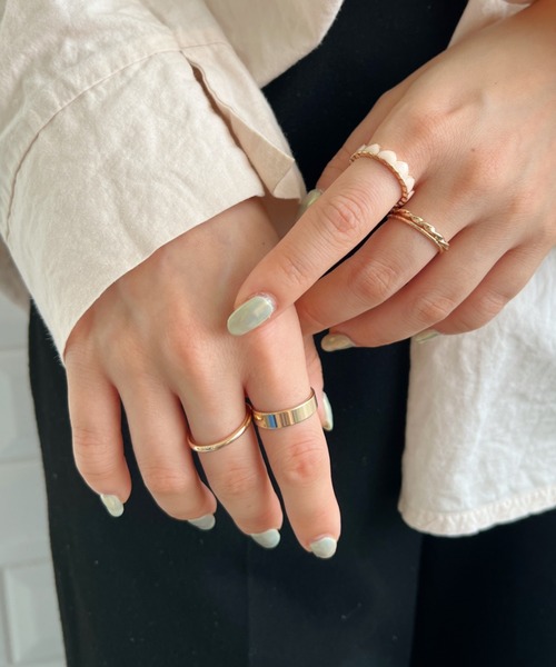 CLEA（クレア）の「5セットカラーハートリング（リング・レディース・シルバー/ゴールド/その他1/その他2・FREE）」の14枚目の写真