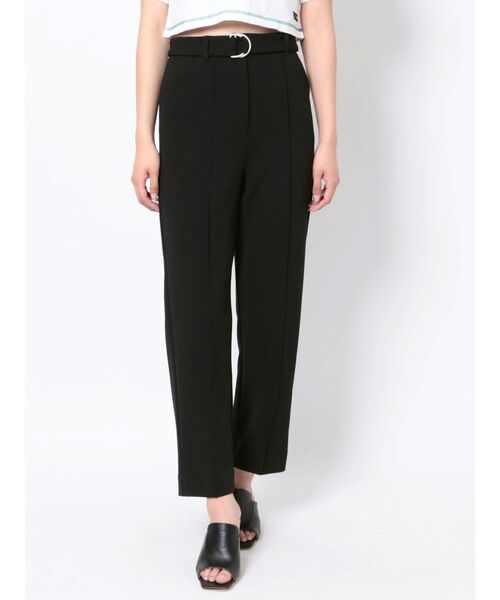 MURUA(ムルーア)の「センタープレステーパードパンツ(その他パンツ・レディース・ブラック/グリーン・1/2)」の9枚目の写真