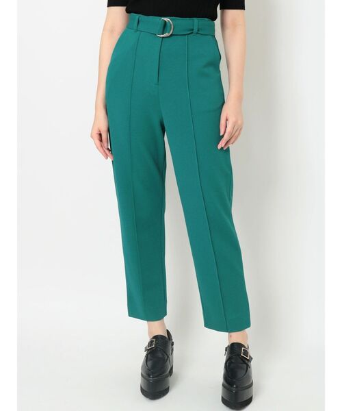 MURUA(ムルーア)の「センタープレステーパードパンツ(その他パンツ・レディース・ブラック/グリーン・1/2)」の10枚目の写真