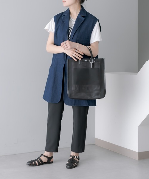 THE PURSE（ザパース  ）の「別注【THE PURSE(ザ・パース）】TOTE BAG S　トートバッグ（トートバッグ・レディース・ブラック/シルバー・FREE）」の16枚目の写真