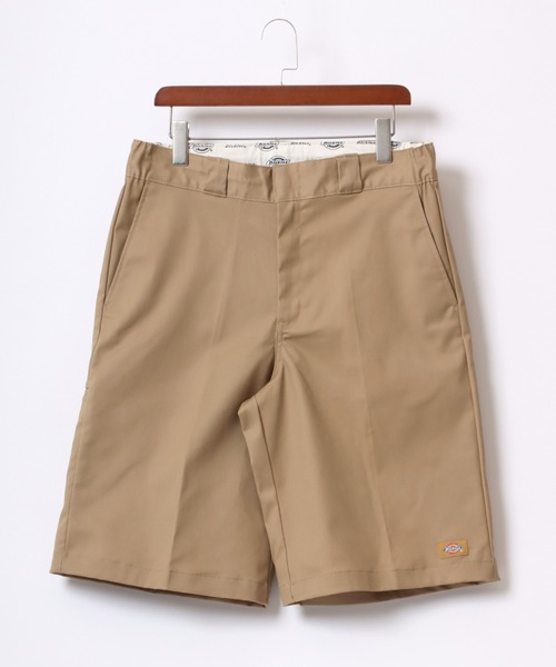 Dickies（ディッキーズ）の「Dickies/ディッキーズ Work Half Pants/ワイドシルエット ワーク ハーフパンツ/イージー ショートパンツ（チノパンツ・メンズ・インディゴブルー/ブルー系その他/アイボリー/ベージュ/ブラック・M/L/XL）」の4枚目の写真