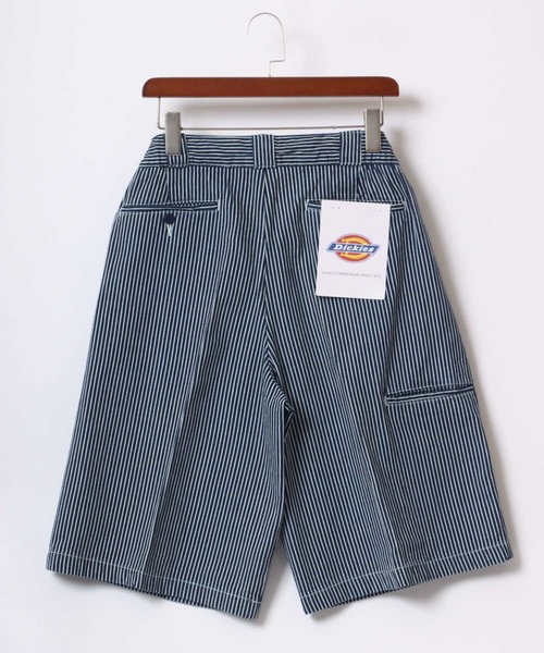Dickies（ディッキーズ）の「Dickies/ディッキーズ Work Half Pants/ワイドシルエット ワーク ハーフパンツ/イージー ショートパンツ（チノパンツ・メンズ・インディゴブルー/ブルー系その他/アイボリー/ベージュ/ブラック・M/L/XL）」の9枚目の写真