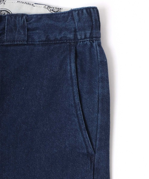 Dickies（ディッキーズ）の「Dickies/ディッキーズ Work Half Pants/ワイドシルエット ワーク ハーフパンツ/イージー ショートパンツ（チノパンツ・メンズ・インディゴブルー/ブルー系その他/アイボリー/ベージュ/ブラック・M/L/XL）」の12枚目の写真