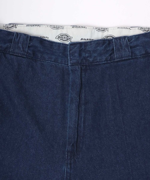 Dickies（ディッキーズ）の「Dickies/ディッキーズ Work Half Pants/ワイドシルエット ワーク ハーフパンツ/イージー ショートパンツ（チノパンツ・メンズ・インディゴブルー/ブルー系その他/アイボリー/ベージュ/ブラック・M/L/XL）」の10枚目の写真