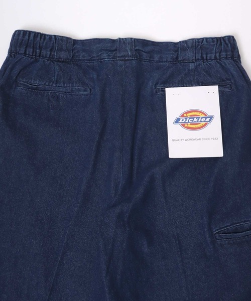 Dickies（ディッキーズ）の「Dickies/ディッキーズ Work Half Pants/ワイドシルエット ワーク ハーフパンツ/イージー ショートパンツ（チノパンツ・メンズ・インディゴブルー/ブルー系その他/アイボリー/ベージュ/ブラック・M/L/XL）」の13枚目の写真