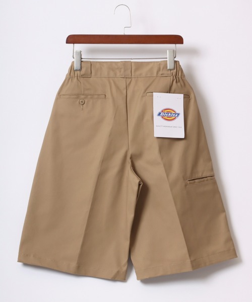 Dickies（ディッキーズ）の「Dickies/ディッキーズ Work Half Pants/ワイドシルエット ワーク ハーフパンツ/イージー ショートパンツ（チノパンツ・メンズ・インディゴブルー/ブルー系その他/アイボリー/ベージュ/ブラック・M/L/XL）」の7枚目の写真