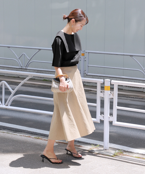 VERMEIL par iena✨21SSCPタイプライター バイオブラウス