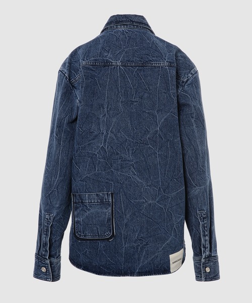 NAMACHEKO(ナマチェコ)の「EVEH DENIM SHIRT(シャツ/ブラウス・メンズ・イエロー系その他/ブラック系その他/ブルー系その他・S/XS)」の6枚目の写真