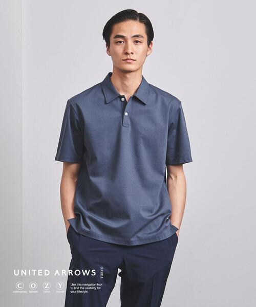 ポンチ ポロシャツ UA COZY ―抗菌防臭・接触冷感― UNITED ARROWS ポロシャツ ポンチ UA COZY -抗菌防臭・接触冷感